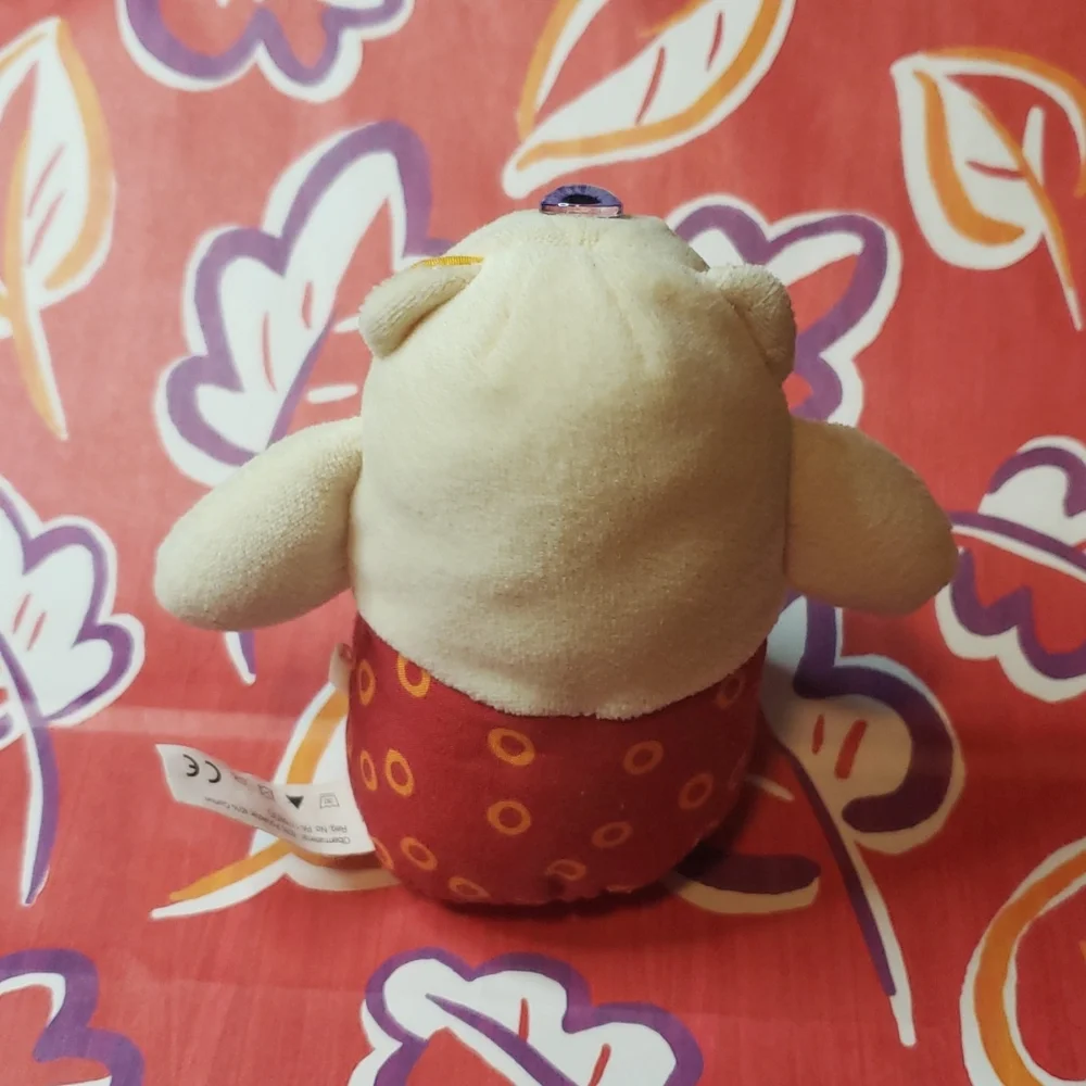 Alien ET Polar Bear Rattle Bell Charm Toy Little Kawaii Space Creature Upcycled - Picture 4 of 10